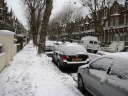 Brondesbury Villas after the heavier snowfall.   I took this 
picture on December 2, 2010.
