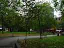 Part of Euston Square park, near the Wellcome Collection.
