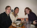 M, Di Yin, and I at lunch.
