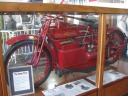 The only steam-powered motorcycle in existence, made around 1912.
