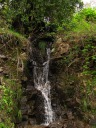 A small waterfall. There were a few small streams (from springtime 
runoff) in the park as well as some muddy patches of trail.
