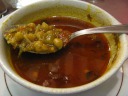 Chorba, a "typical Oriental soup."  Di Yin says it was made from lamb 
broth.  She enjoyed it.
