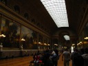 The huge Prince's Hall with monumental paintings of battles.  The 
paintings provide fairly comprehensive coverage for about 400 years of 
France's history.  The audio guide helped explain them all, but the mere 
titles were sufficient to provide the highlights.
