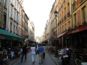 A touristy (though admittedly attractive street, with its main 
restaurants with outdoor seating) in the town of Versailles.
