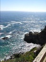A panoramic video of the trail, the cove, and McWay Falls. 
Excellent for showing the way the ocean sparkles in the sun.
