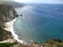 An excellent, high-resolution shot looking south down the coast 
from near Bixby Bridge.
