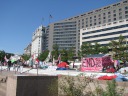 Part of one of the squares Occupy DC took over.
