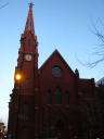 Ditto, Calvary Baptist Church with its tower.
