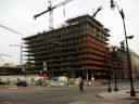 By July 2012, the month I left, the open hole in the ground was gone and the 
building was taking shape.
