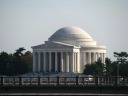The Jefferson Memorial, as spotted from the Mall using my camera's 10x 
zoom.
