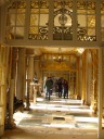 A panoramic video of the "winter garden", a wide long hallway almost 
like a sunroom.  It has lots of windows to the outside and hence has 
lots of light.  It's also warm.  Apparently it's nicely insulated. The 
decor is art deco.  I particularly like the mural shown at the end of 
the video; it gives a sense that the outside is on both sides.
