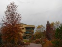 Another sample shot of the National Garden, with the sinuous facade of 
the National Museum of the American Indian in the background.  My mom 
thinks the building looks like it was designed by Frank Lloyd Wright.

