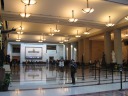 Emancipation Hall, the main hall in the Capitol Visitor Center.  It has 
many statues, all (but a couple) of people I haven't heard of.  It 
turns out each state donates two statues to be displayed somewhere in 
the Capitol.  The eighteen most recent donations are displayed in 
Emancipation Hall.

