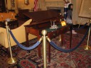 Thomas Jefferson's desk converts between sitting and standing.  He was 
ahead of his time.

