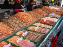 And here are more shellfish and many varieties of fillets of fish.
