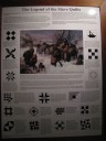A huge poster explaining the codes in slave quilts that were used to 
direct escaped slaves to freedom.  The full-size image is readable.  As 
the text explains, it's likely that slave quilts played little to no 
role for escaping slaves--the codes are probably more legend and useful 
in reality--but they're nevertheless interesting to see what messages 
were thought to be physically or emotionally important to convey.
