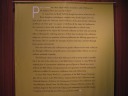 The scroll by the entrance to the Walt Disney Tishman African Art 
Collection.  Read the fourth paragraph.  It's not often one hears an 
admission that a particular person helped define what is considered good 
art in a particular category.  In fact, I don't think I've ever heard 
this claim with respect to any type of Western art.
