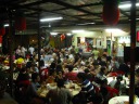 Another shot its bustling, crowded, lively dining area.
