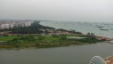 A high resolution shot of the Marina Bay Golf Course and a number of 
housing complexes in the distance.
