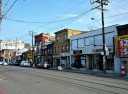 A sample shot of the character of West Queen Street West, further west 
than Queen Street West.  Notice the lack major brands.
