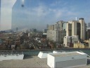 Another panoramic video of Toronto, this one sweeping counter-clockwise 
starting from the east.  In the north are Toronto's typical low-slung 
buildings and townhouses.  Taken from an upper-floor north-facing window 
in the A.G.O.
