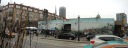 Another view--a panorama--of the mural at the south end of the north 
building.
