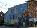 A mural appropriate for Cabbagetown (at least the bottom-left of it).
