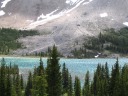 Crowfoot glacier runoff, if I remember correctly.
