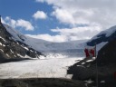 another view of the glacier from the Icefields Centre.
