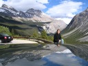 Excellent.
Taken from the Icefields Parkway, slightly south of the Columbia Icefield.
